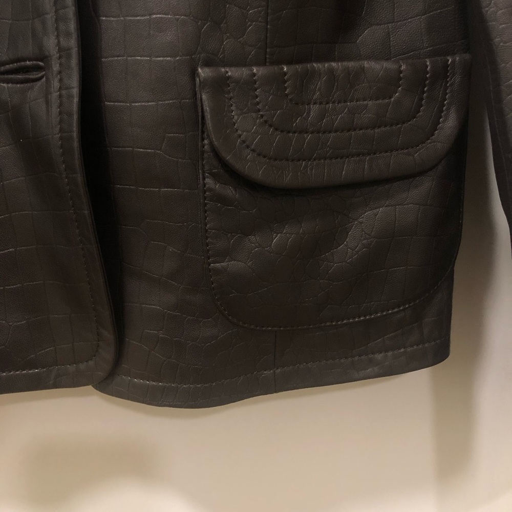 PENDLETON Dark Brown Leather Jacket - Picture 9 of 9